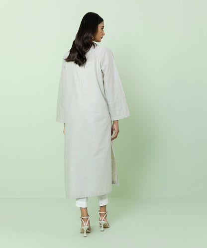 Sapphire - Embroidered Recycled Cotton Shirt