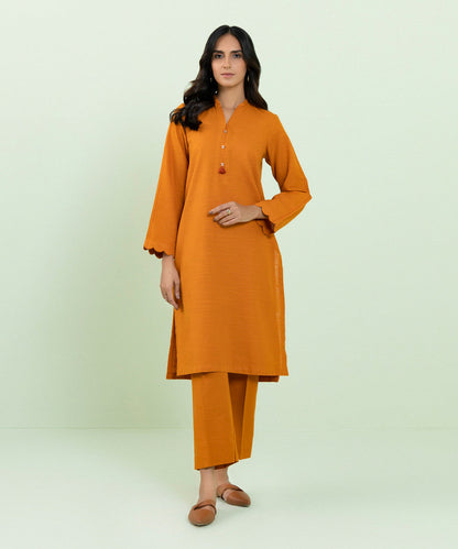 Sapphire - Solid Khaddar Shirt