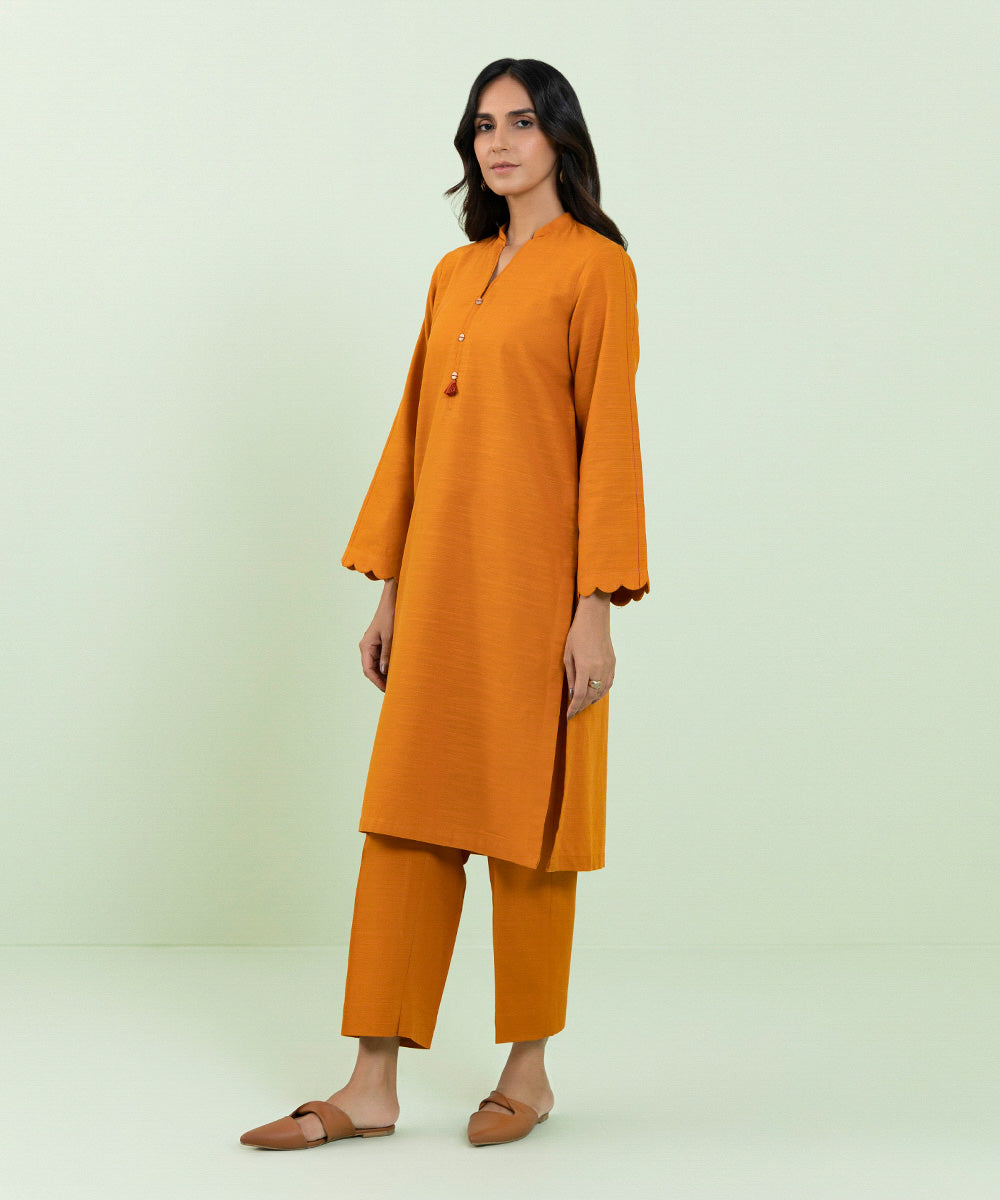 Sapphire - Solid Khaddar Shirt