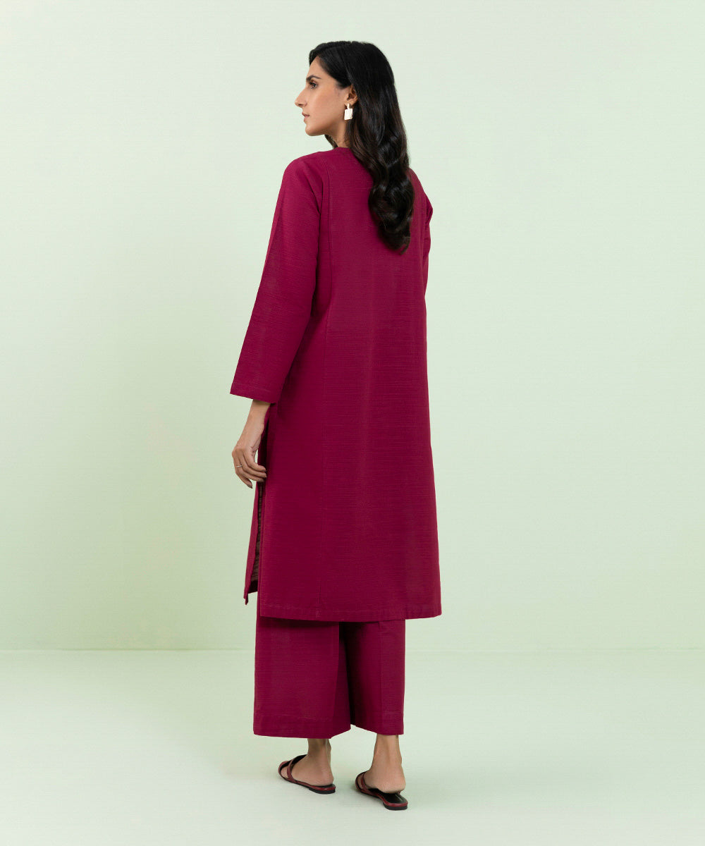 Sapphire - Solid Khaddar Shirt