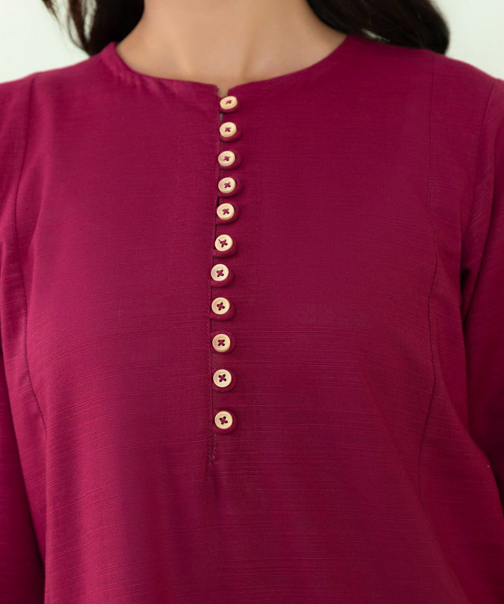 Sapphire - Solid Khaddar Shirt