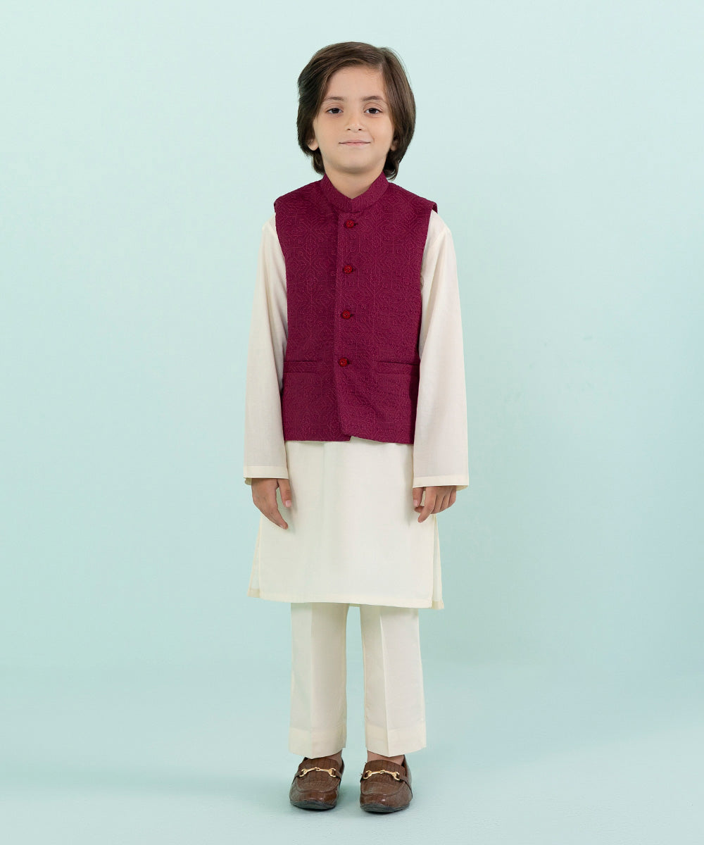 Sapphire - Embroidered Cambric Suit
