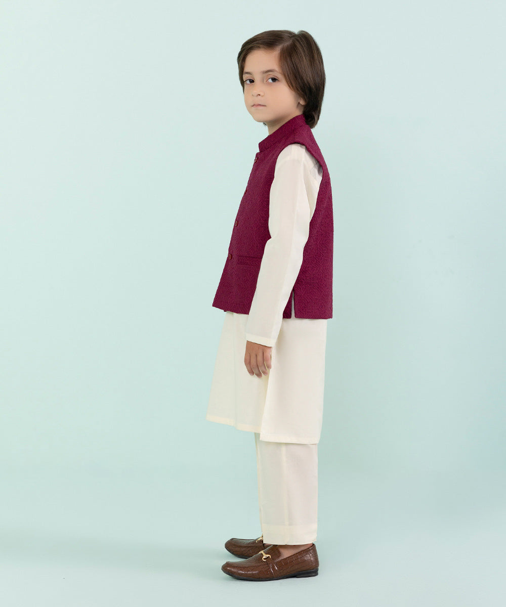 Sapphire - Embroidered Cambric Suit