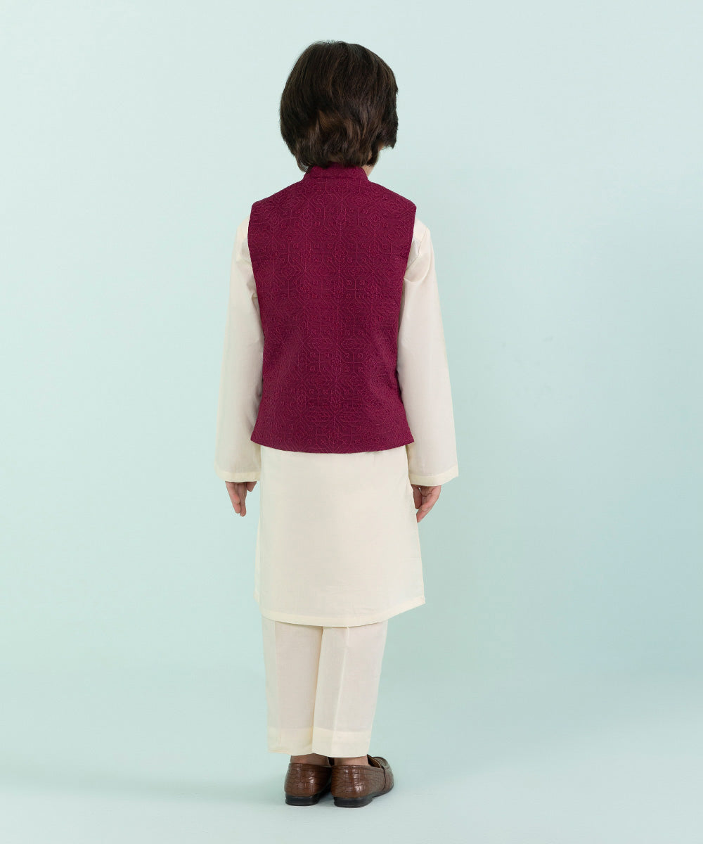 Sapphire - Embroidered Cambric Suit