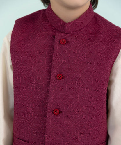 Sapphire - Embroidered Cambric Suit