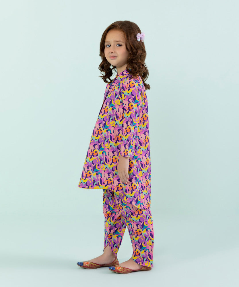 Sapphire - 2 Piece - Printed Cambric Suit