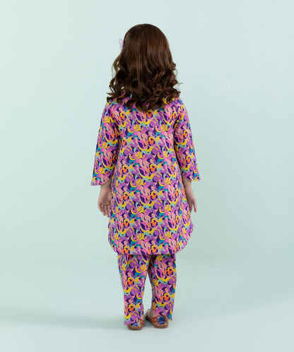 Sapphire - 2 Piece - Printed Cambric Suit