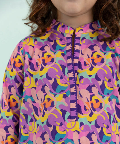 Sapphire - 2 Piece - Printed Cambric Suit