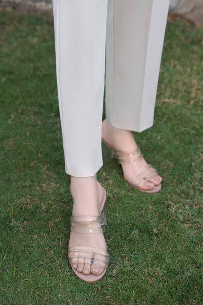 Nishat Linen - Dyed Pants-Off White