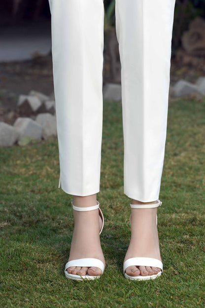 Nishat Linen - Dyed Pants-White