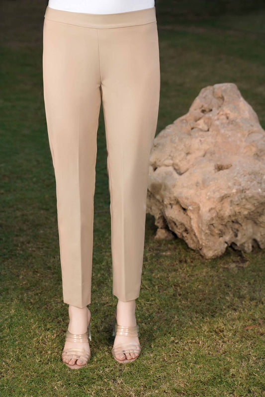 Nishat Linen - Dyed Pants-Beige