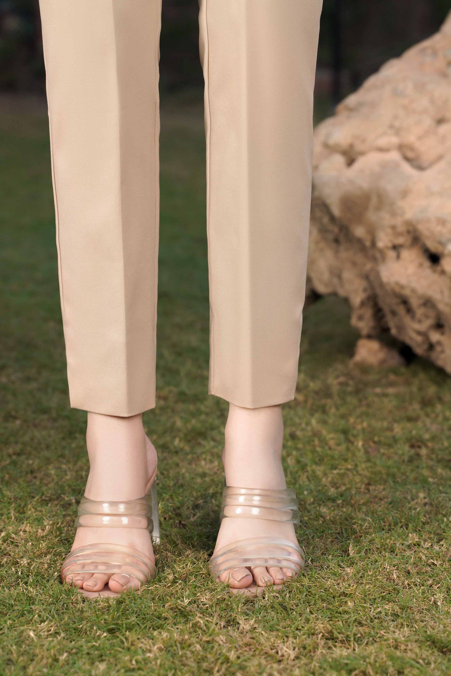 Nishat Linen - Beige Dyed Pants