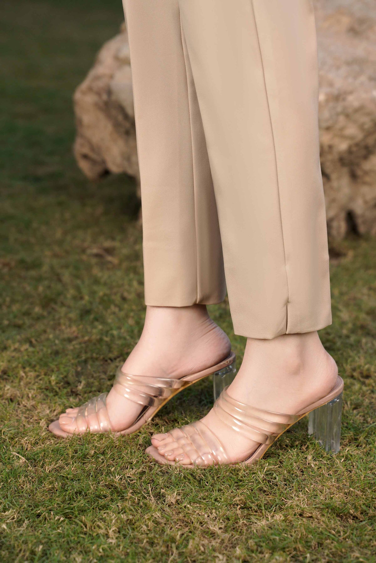 Nishat Linen - Beige Dyed Pants