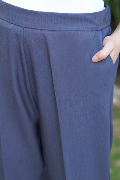 Nishat Linen - Dyed Pants-Blue