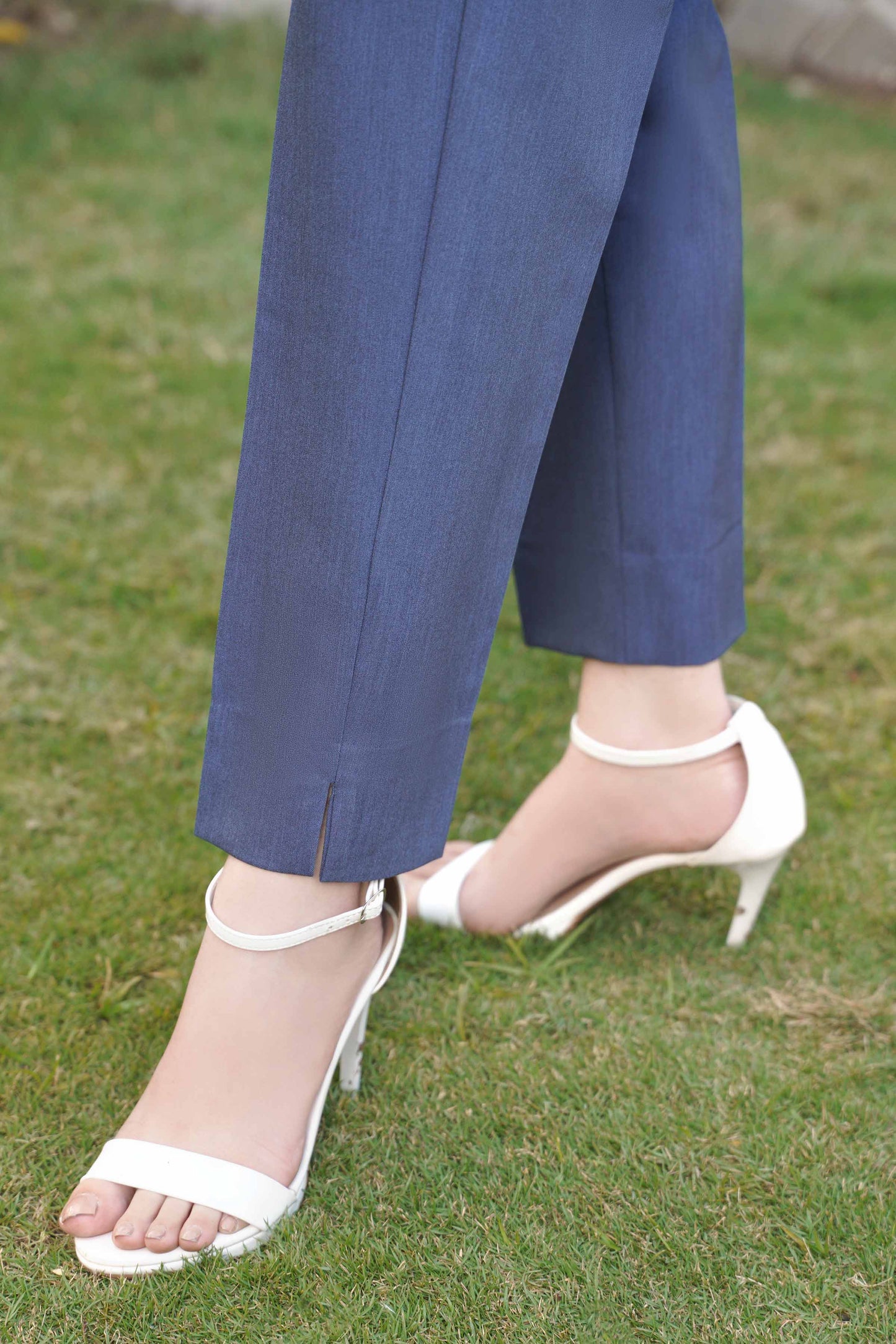 Nishat Linen - Dyed Pants-Blue
