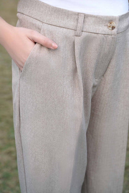 Nishat Linen - Grey Dyed Pants