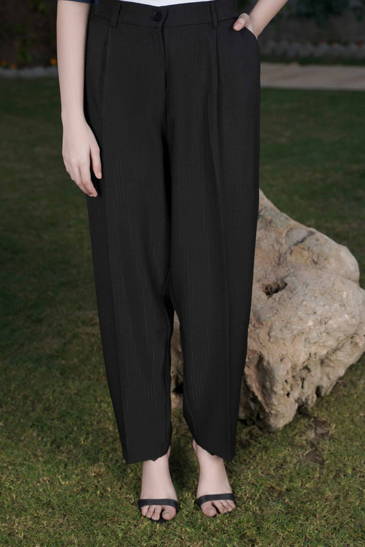 Nishat Linen - Black Dyed Pants