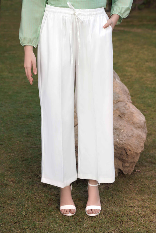 Nishat Linen - White Dyed Pants