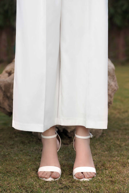 Nishat Linen - White Dyed Pants
