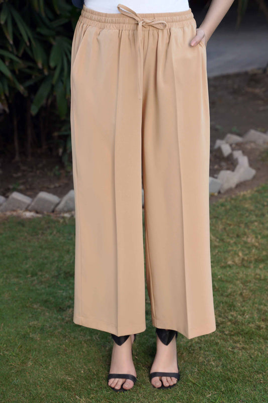 Nishat Linen - Dyed Pants-Camel