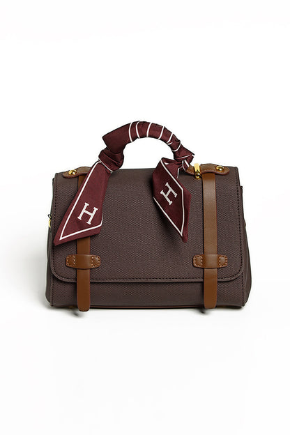 Nishat Linen - Coffee Shoulder Bag-428842117-S22