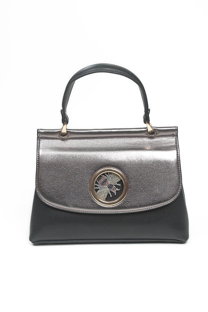 Nishat Linen - Black Shoulder Bag-428912103-W22