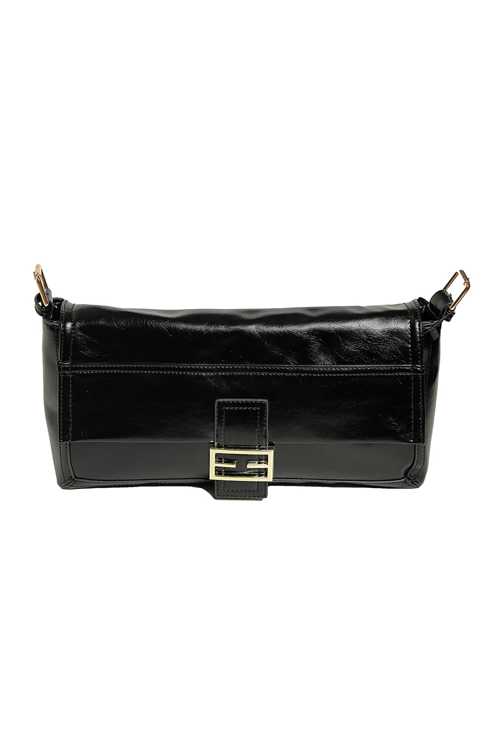 Nishat Linen - Black Shoulder Bag-428972103-S22