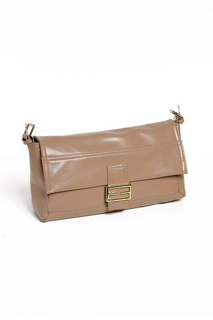 Nishat Linen - Khaki Shoulder Bag-428972130-S22
