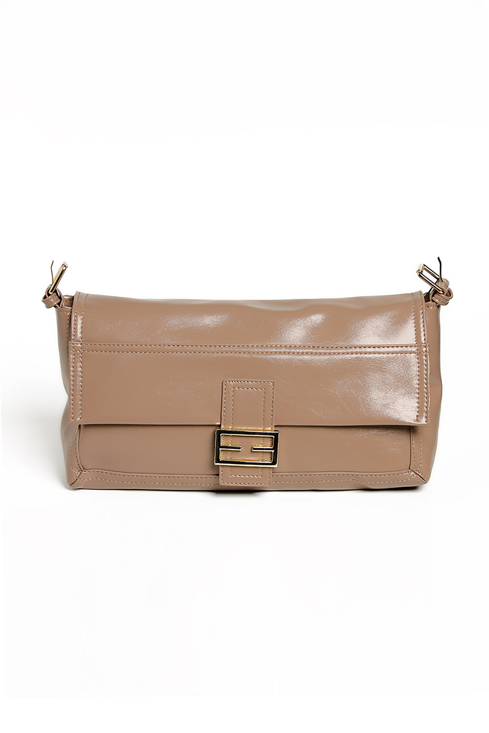 Nishat Linen - Khaki Shoulder Bag-428972130-S22