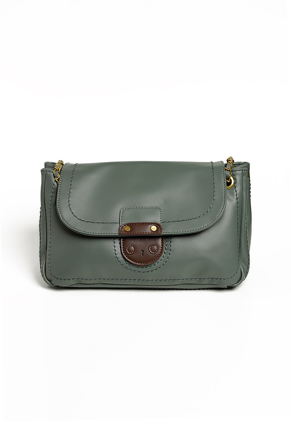 Nishat Linen - Green Shoulder Bag-428982104-S22