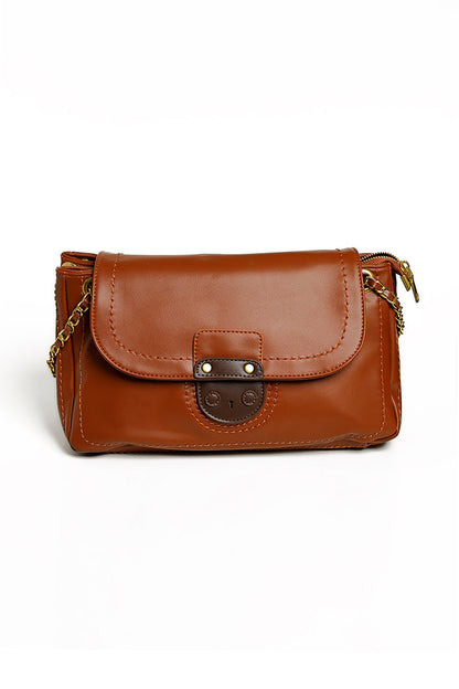 Nishat Linen - Brown Shoulder Bag-428982113-S22