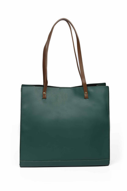Nishat Linen - Dark Green Hand Bag-430142104