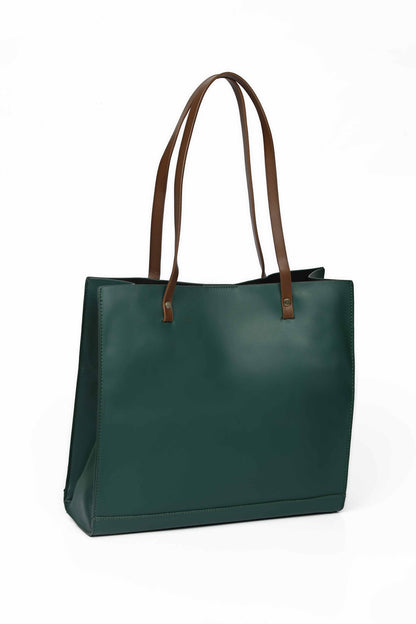 Nishat Linen - Dark Green Hand Bag-430142104