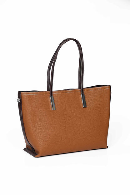 Nishat Linen - Brown Hand Bag-428992113