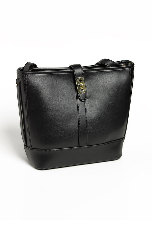 Nishat Linen - Black Hand Bag-429032103-S22