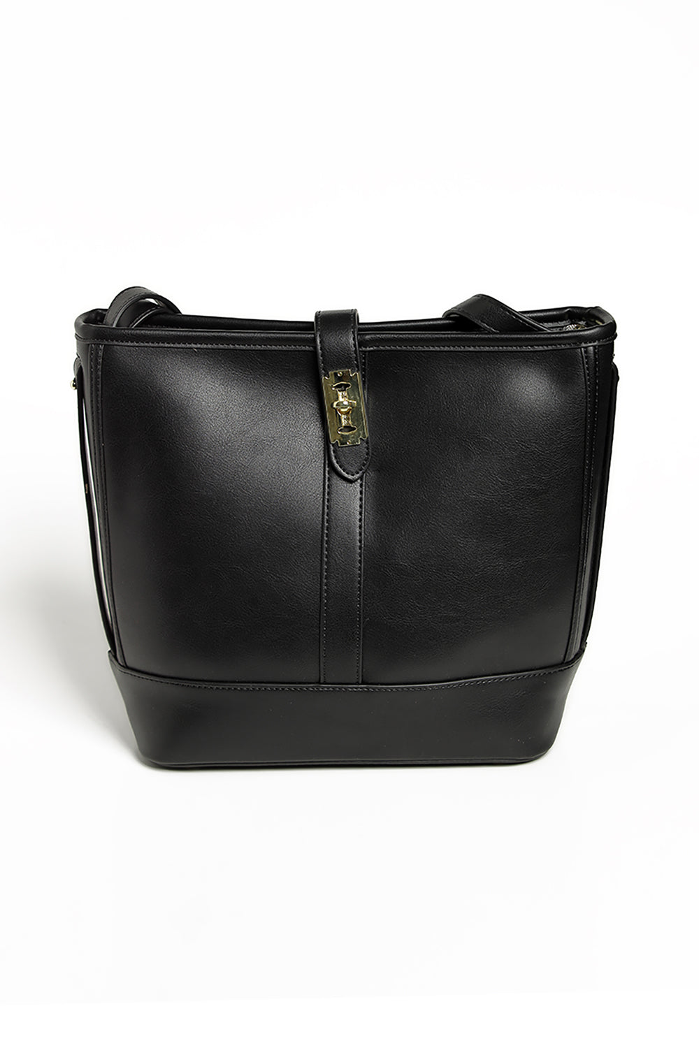 Nishat Linen - Black Hand Bag-429032103-S22