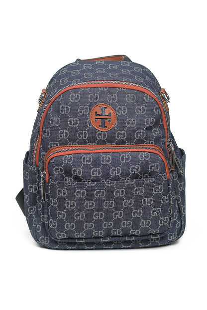 Nishat Linen - Navy Back Pack-429092121-W22