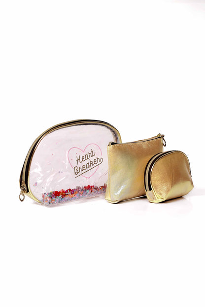 Nishat Linen - Silver Vanity Bag-429142120
