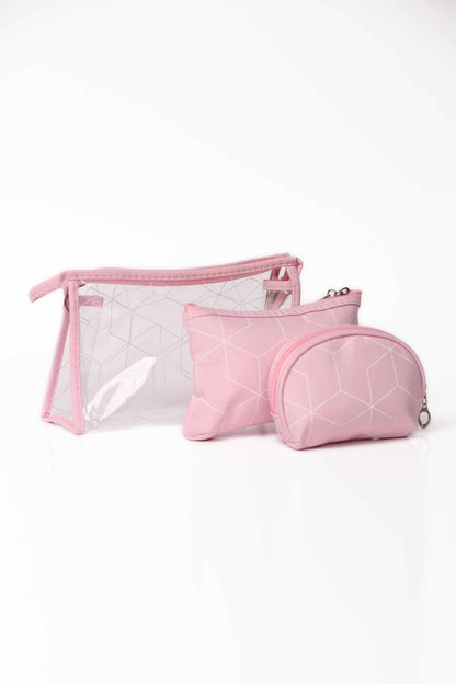 Nishat Linen - Pink Vanity Bag-429182105