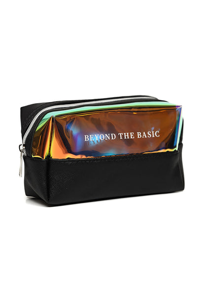 Nishat Linen - Black Vanity Bag-429302103-S22