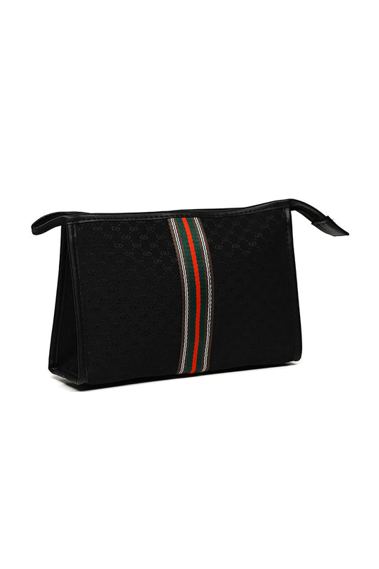 Nishat Linen - Black Vanity Bag-429322103-S22