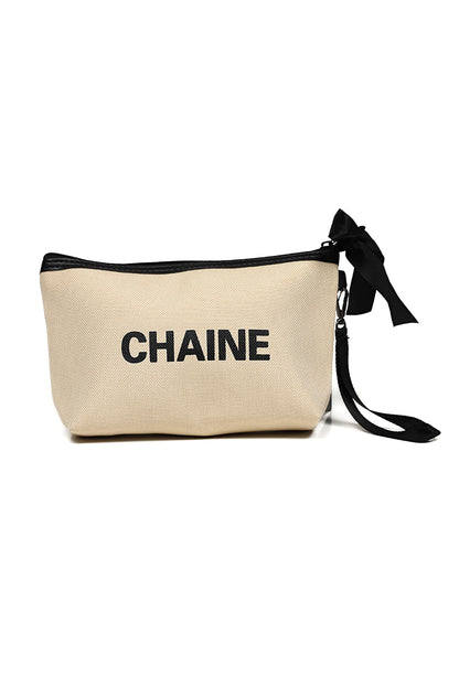 Nishat Linen - Light Beige Vanity Bag-429402118-S22