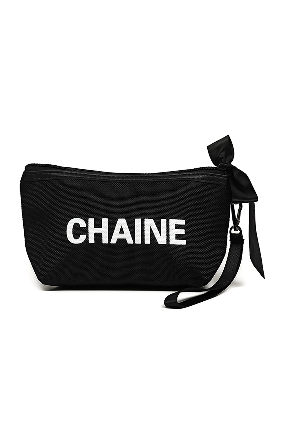Nishat Linen - Black Vanity Bag-429412103-S22
