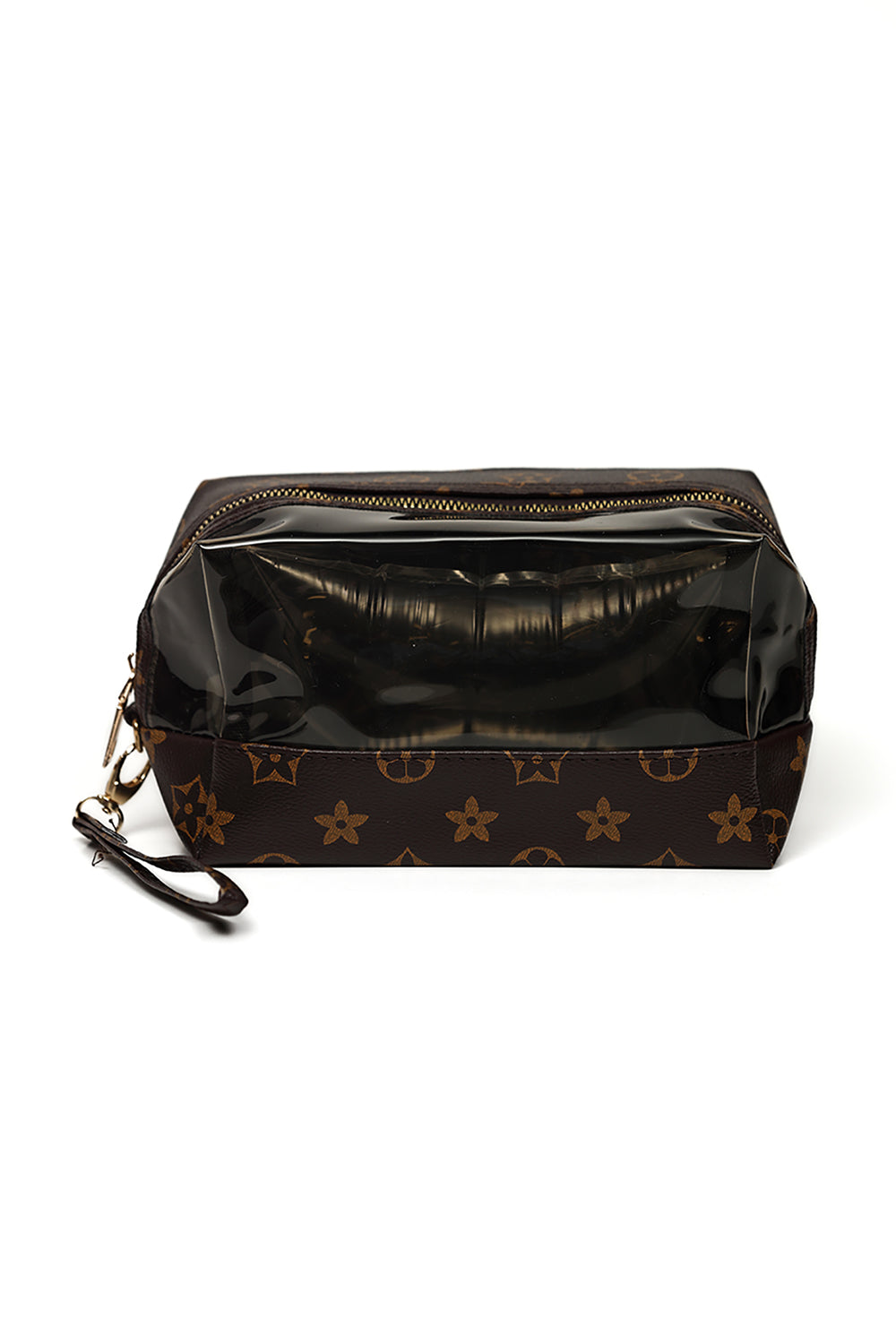 Nishat Linen - Coffee Vanity Bag-429422117-S22