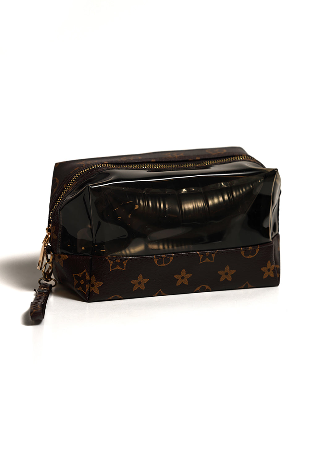 Nishat Linen - Coffee Vanity Bag-429422117-S22