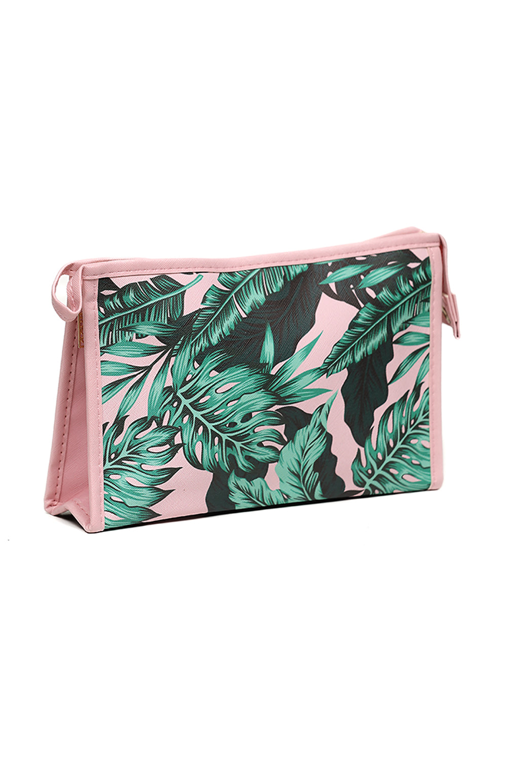 Nishat Linen - Pink & Green Vanity Bag-429462105-S22