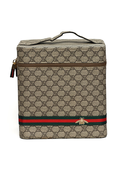 Nishat Linen - Light Coffee Vanity Bag-429492117-S22