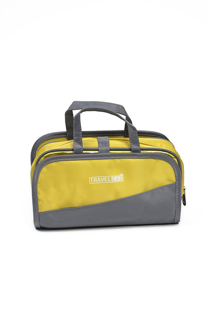 Nishat Linen - Yellow & Grey Vanity Bag-429512102-W22