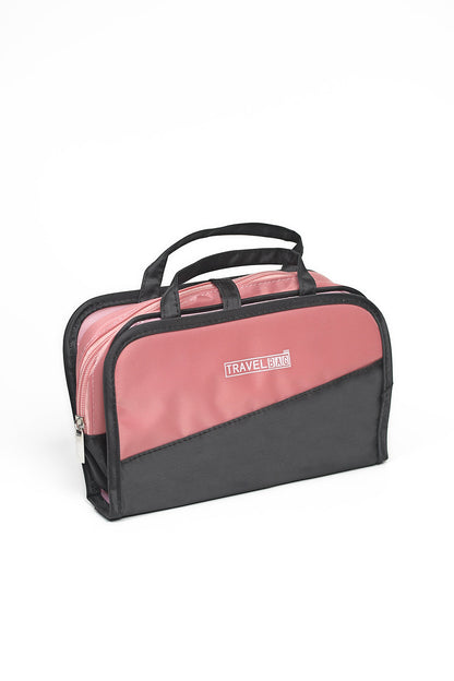 Nishat Linen - Pink & Black Vanity Bag-429512105-W22