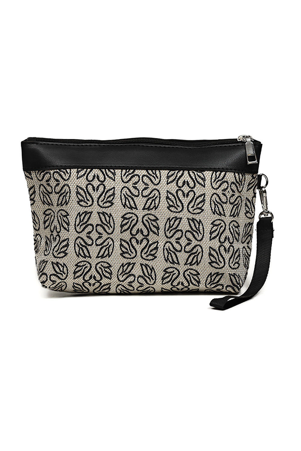 Nishat Linen - Black Vanity Bag-429532103-S22